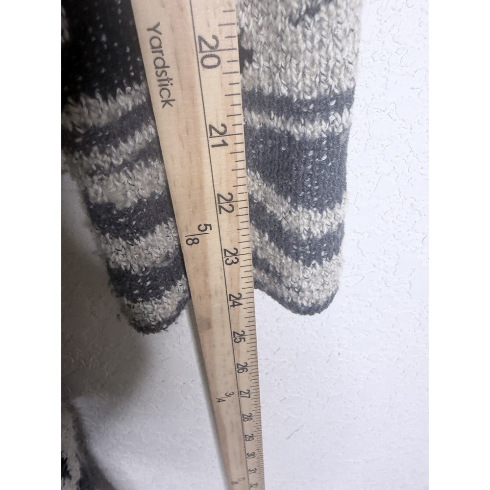 Lucky Brand Womens M Boho Mixed Print Open Front Long Cardigan Sweater - Picture 11 of 12